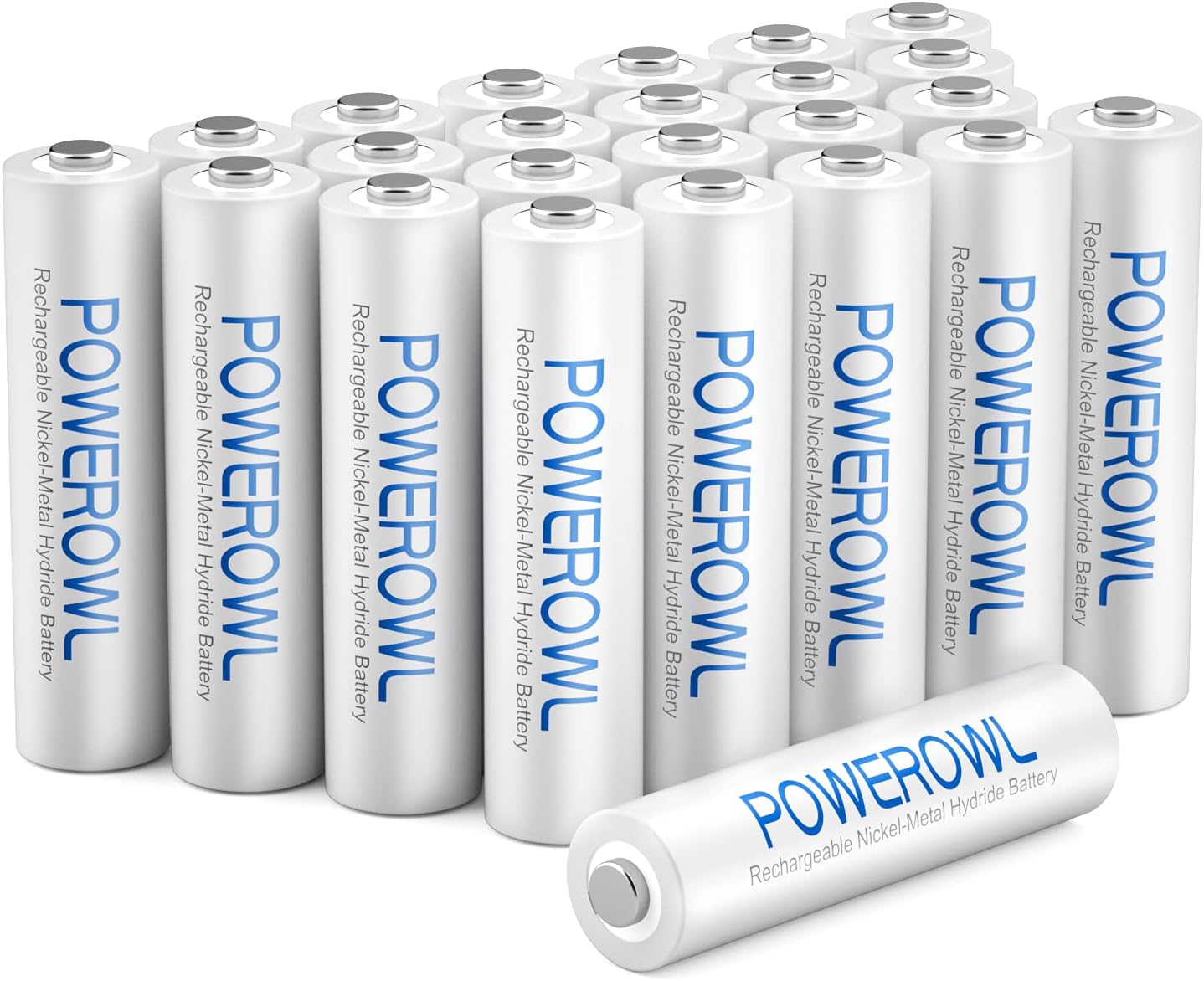 24 pcs POWEROWL AAA rechargeable batteries